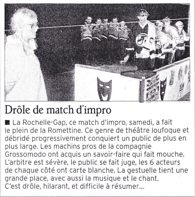 Article La Rochelle (Octobre 2012)