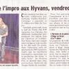 Article Mots de l'impro (24 Sept. 2018)