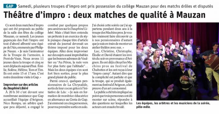 Article match Avignon (Mars 2019)